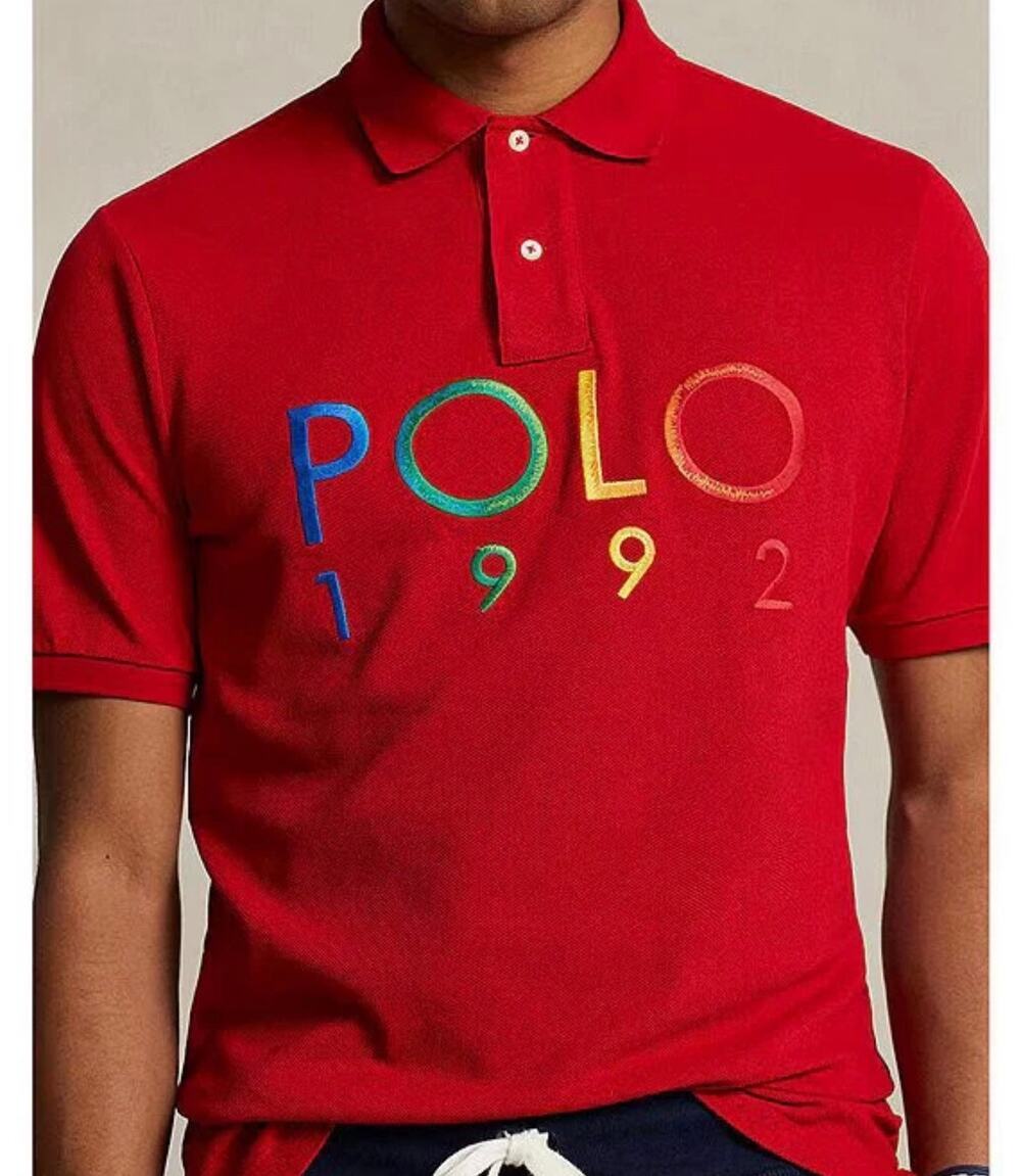 Polo Ralph Lauren Olympic 1992 Red Classic Embroidered Spellout Polo M
